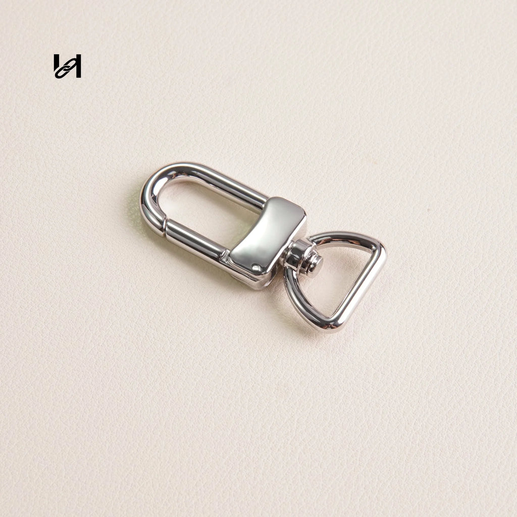 Stainless Steel Swivel Bolt Snap Hooks – Durable Hardware for Bags Leashes & Accessories - 12mm / silver - hardware