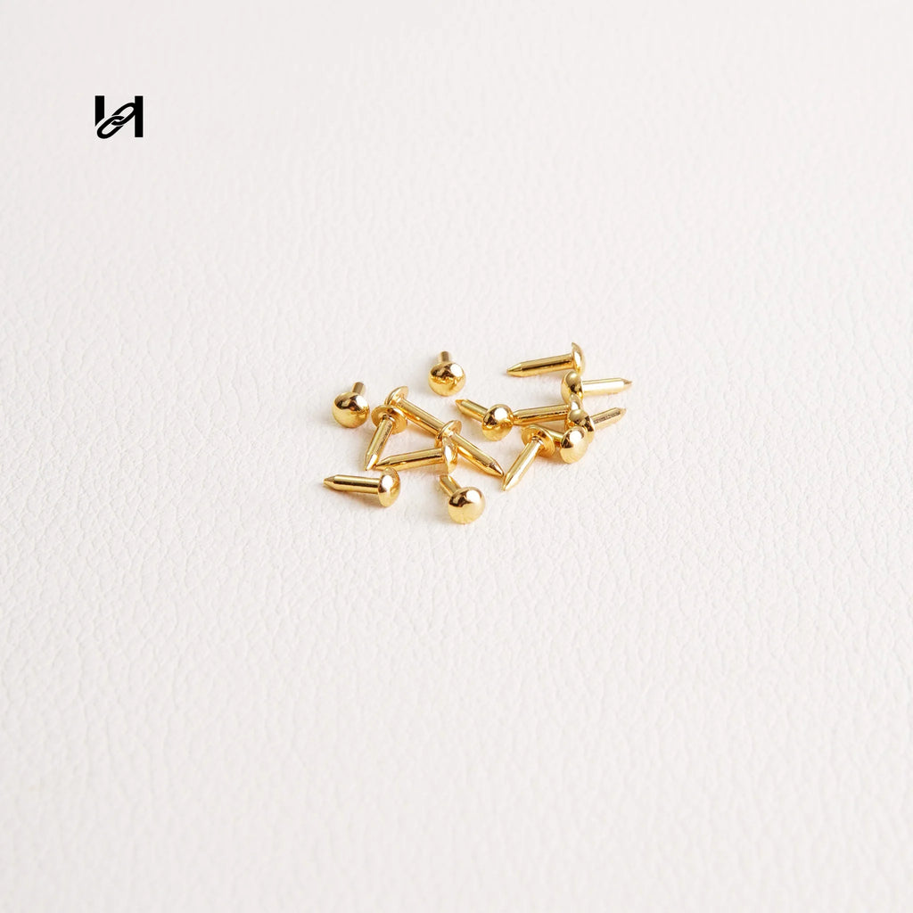 Stainless Steel Trunk Rivets - Gold / 6.2mm-1pcs - hardware