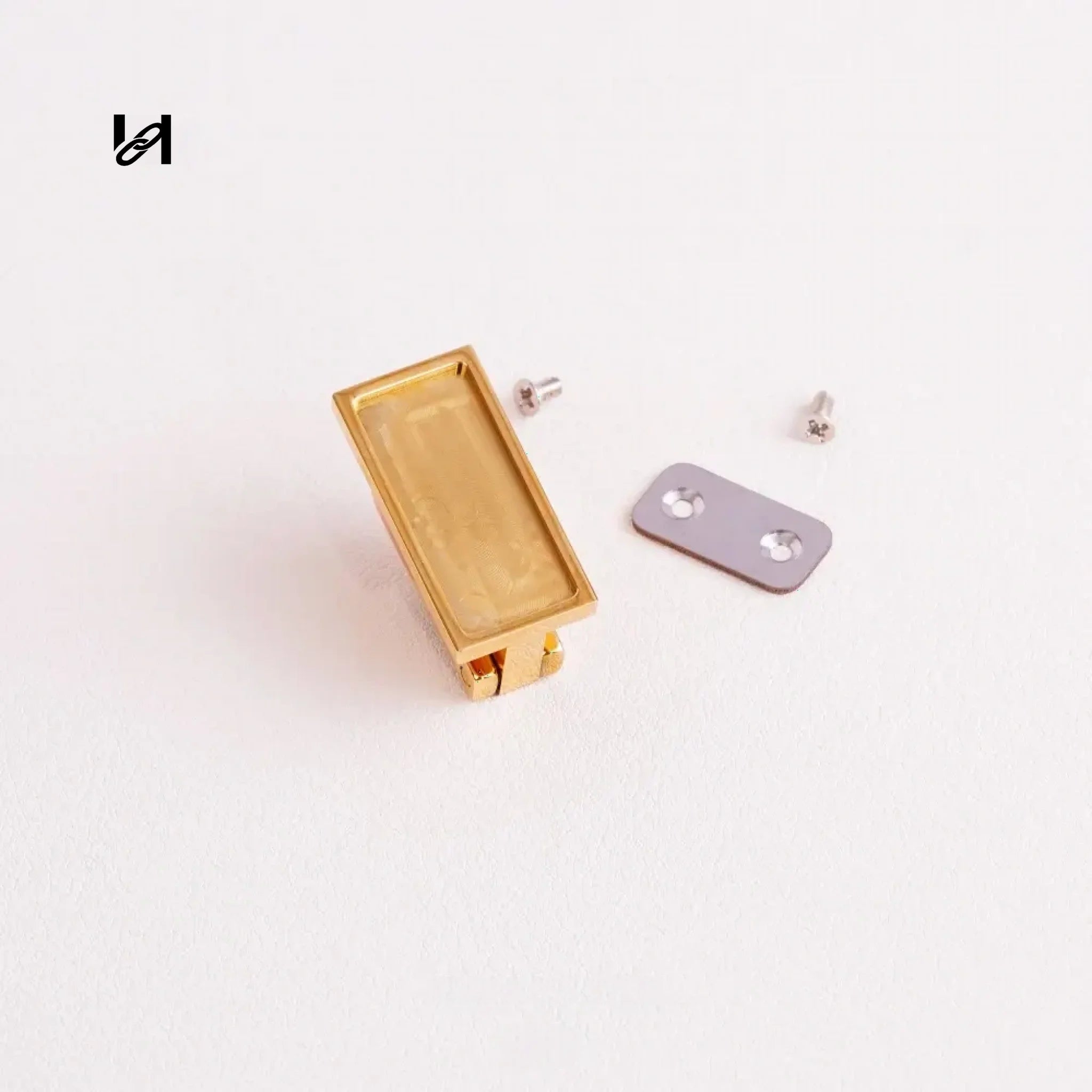 Stainless steel veneer groove lock - hardware