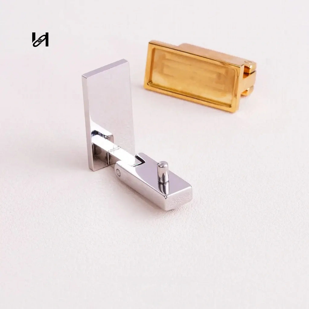 Stainless steel veneer groove lock - hardware