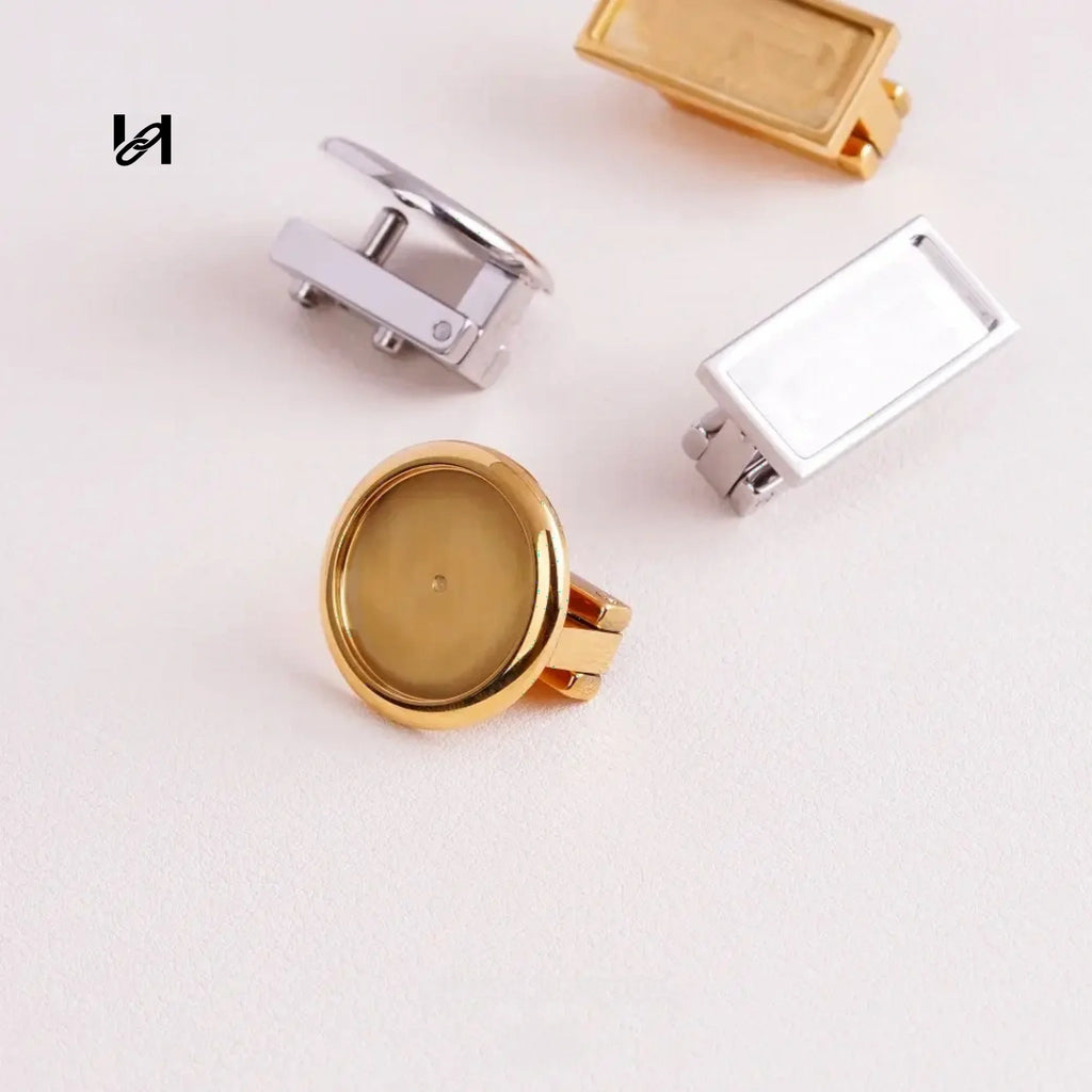 Stainless steel veneer groove lock - hardware