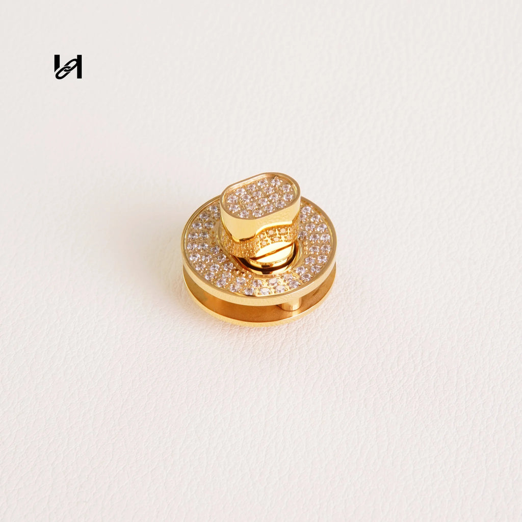 Swarovski Turn Lock - gold - hardware