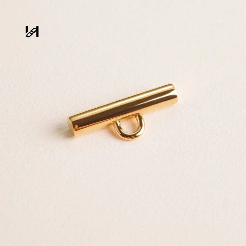 T shape connecting rod for bag - Gold - hardware