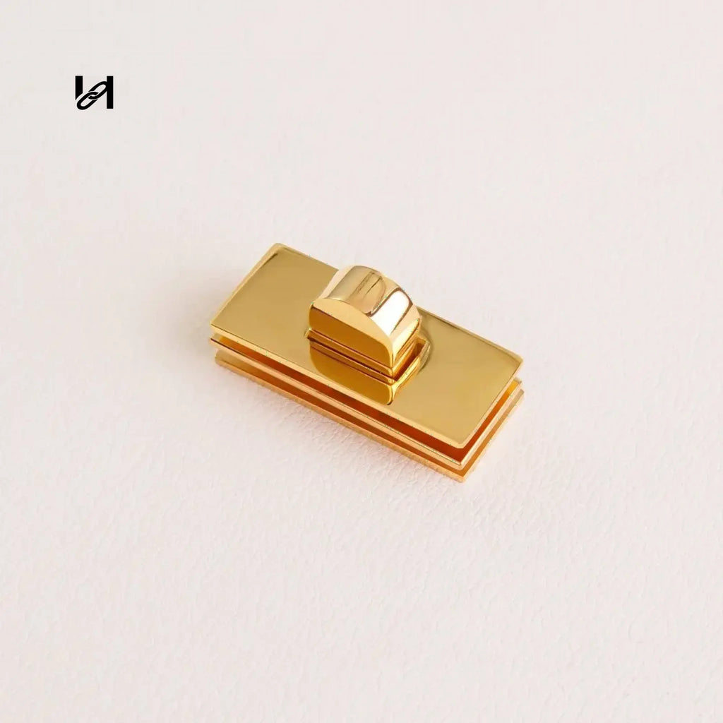 Tote Bag Twist Lock Small-size - Gold - hardware