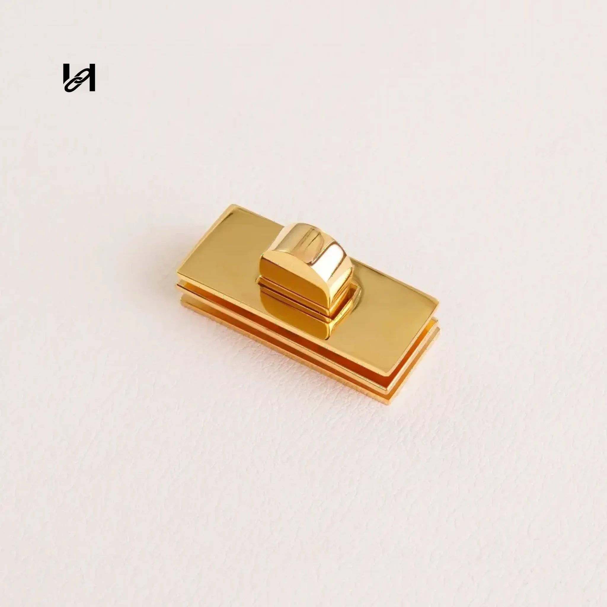 Tote Bag Twist Lock Small-size - Gold - hardware