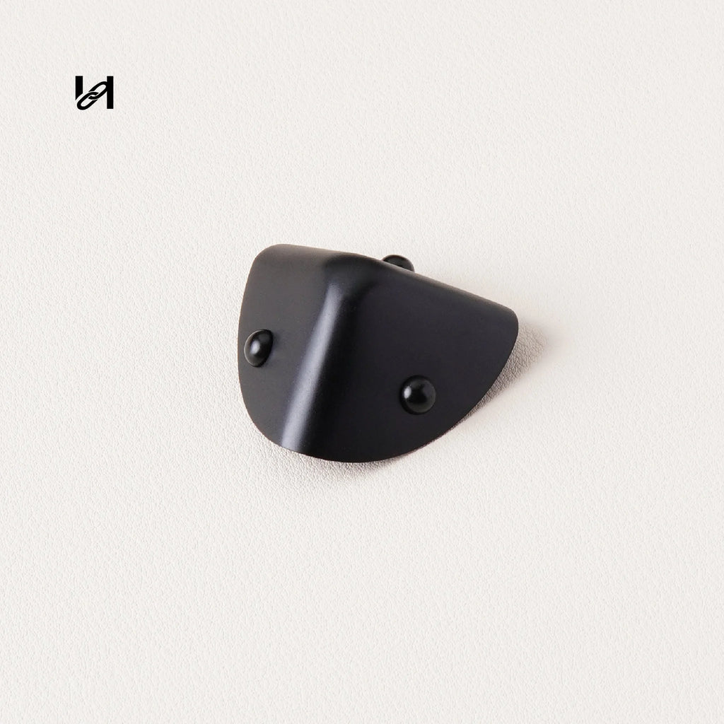 Trunk Corner Protectors – Stainless Steel Hardware for Cases & Luggage - Black / 34MM - hardware