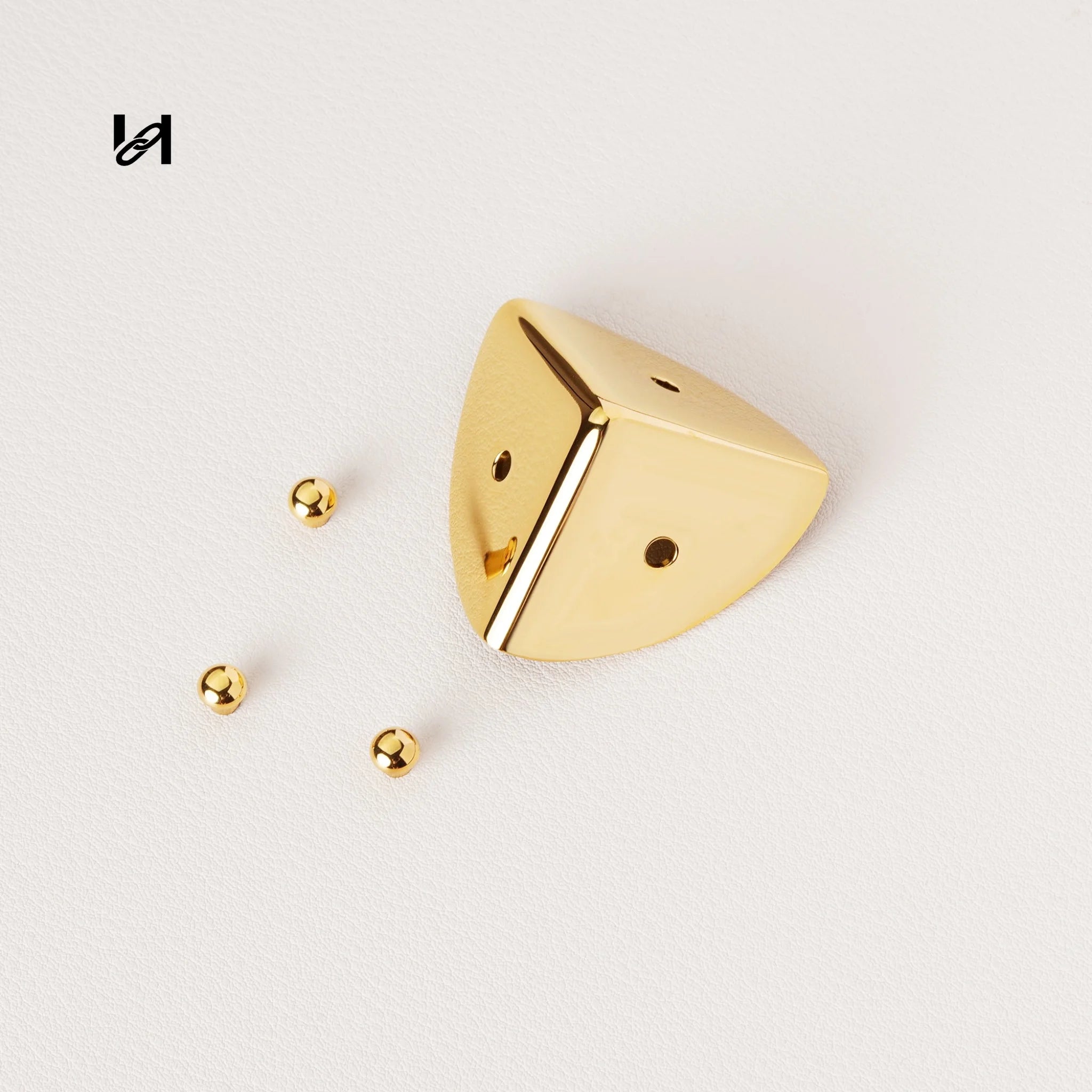 Trunk Corner Protectors – Stainless Steel Hardware for Cases & Luggage - Gold / 20MM - hardware