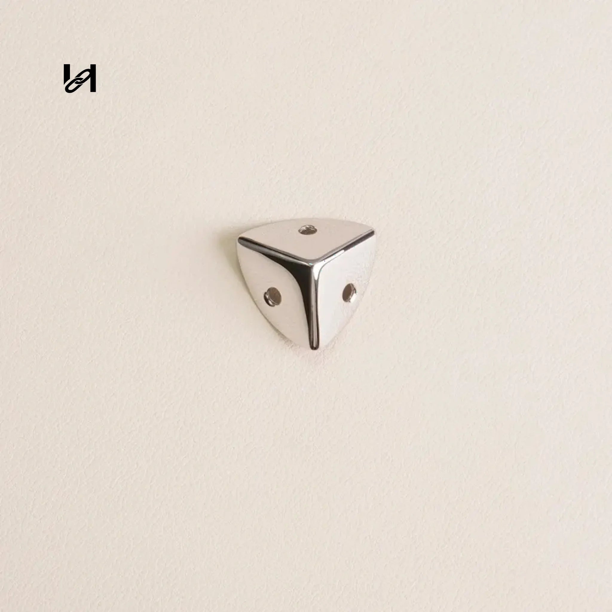 Corner for Trunk Case - Small/ silver - hardware