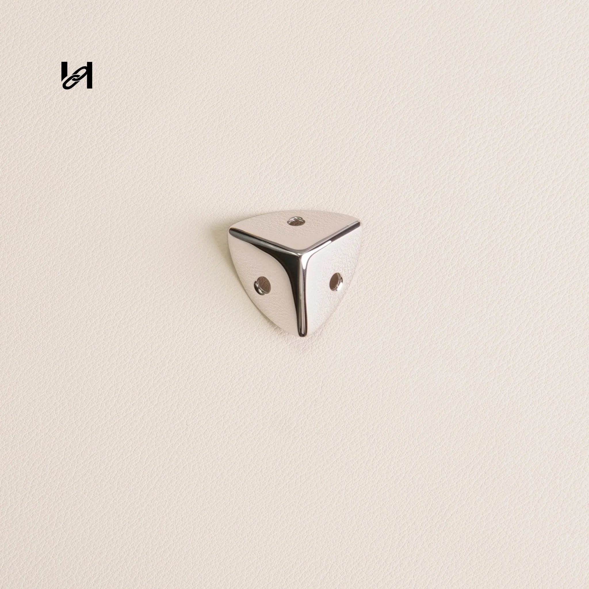Trunk Corner Protectors – Stainless Steel Hardware for Cases & Luggage - Small/ silver - hardware