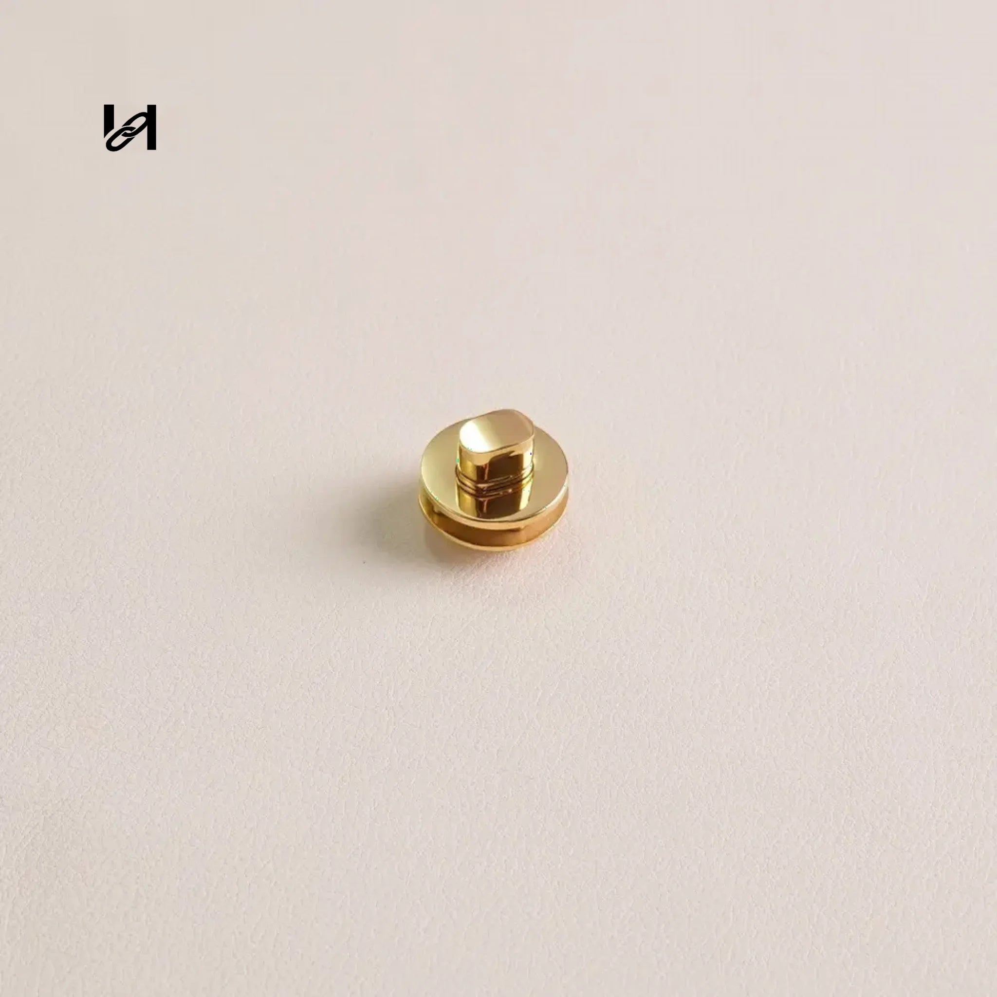 Turn Lock Clasp - 20mm / Flat / Gold - hardware