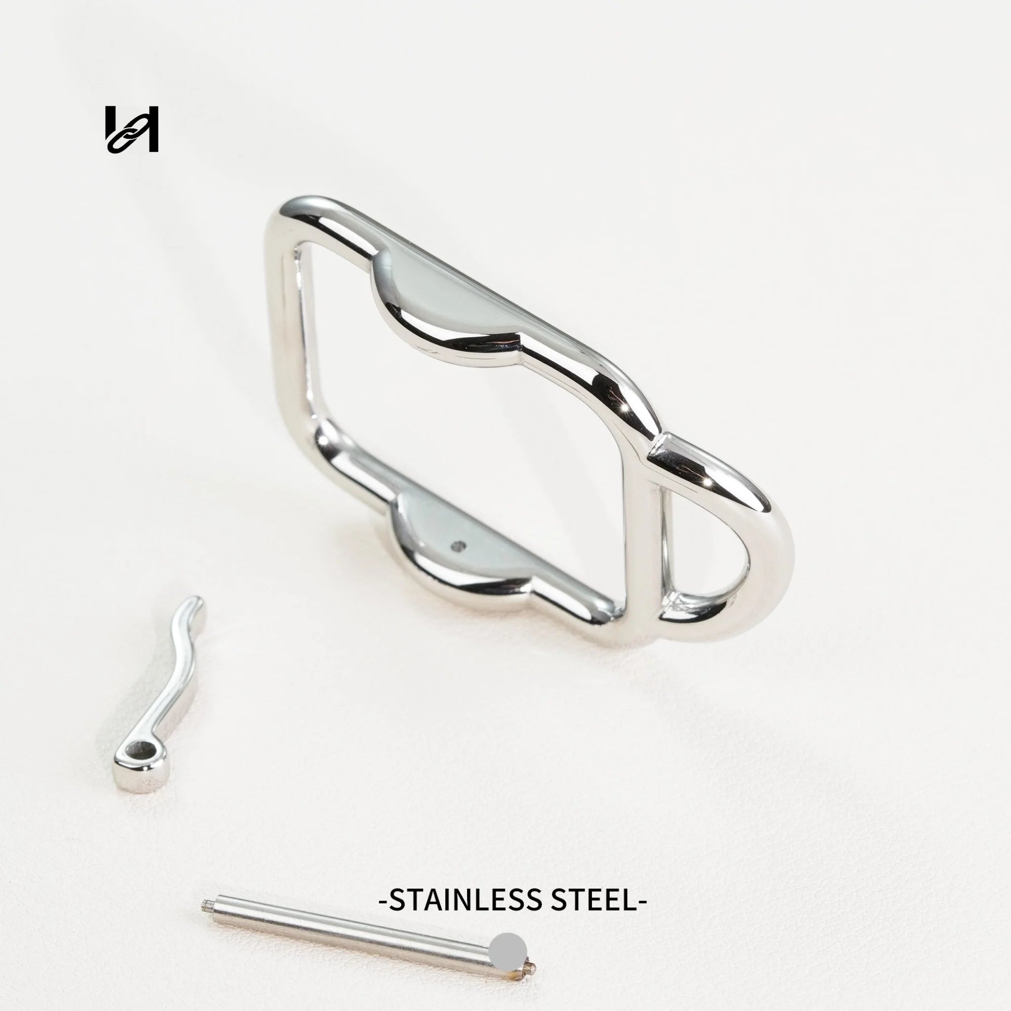 Vintage belt buckle - silver - hardware