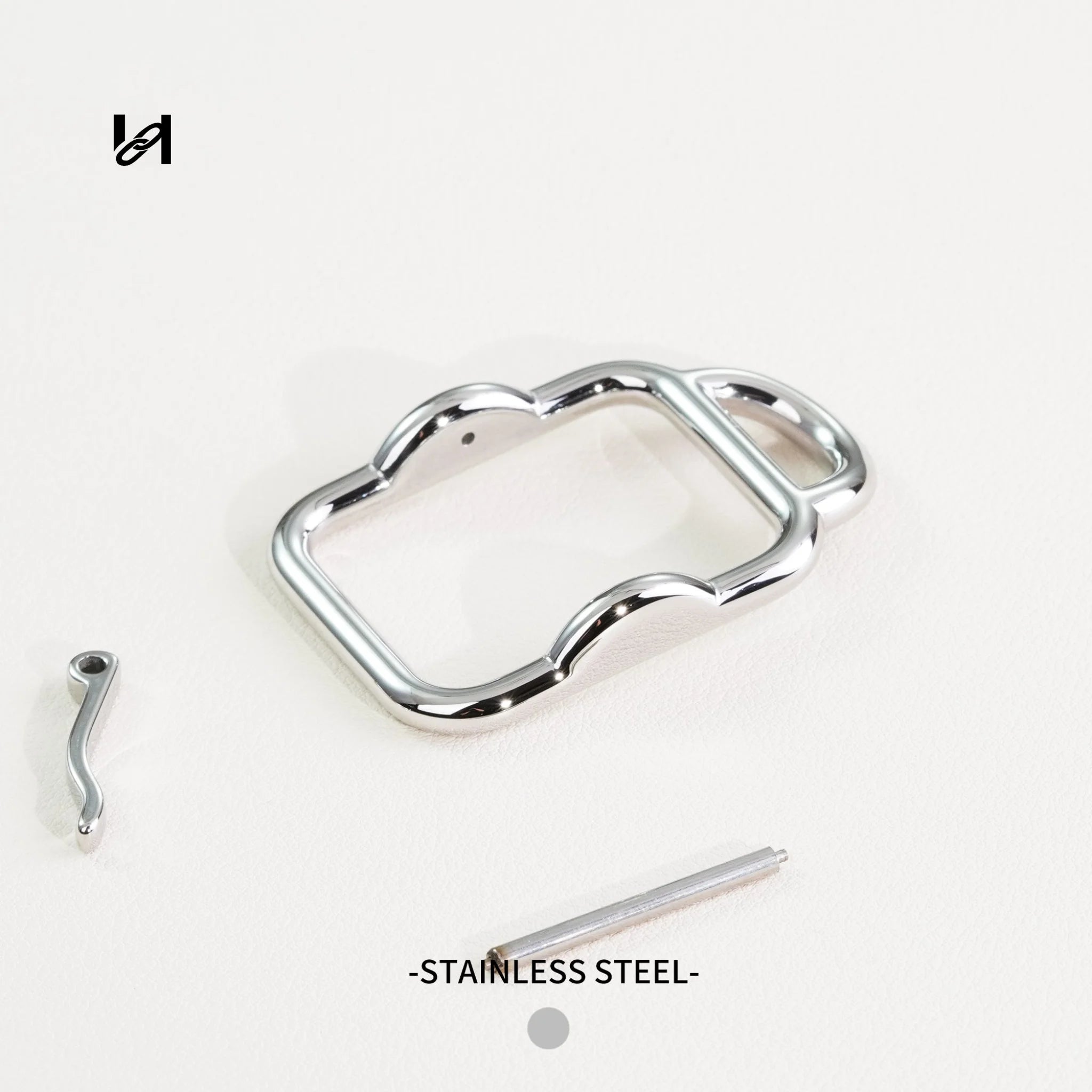 Vintage belt buckle - silver - hardware