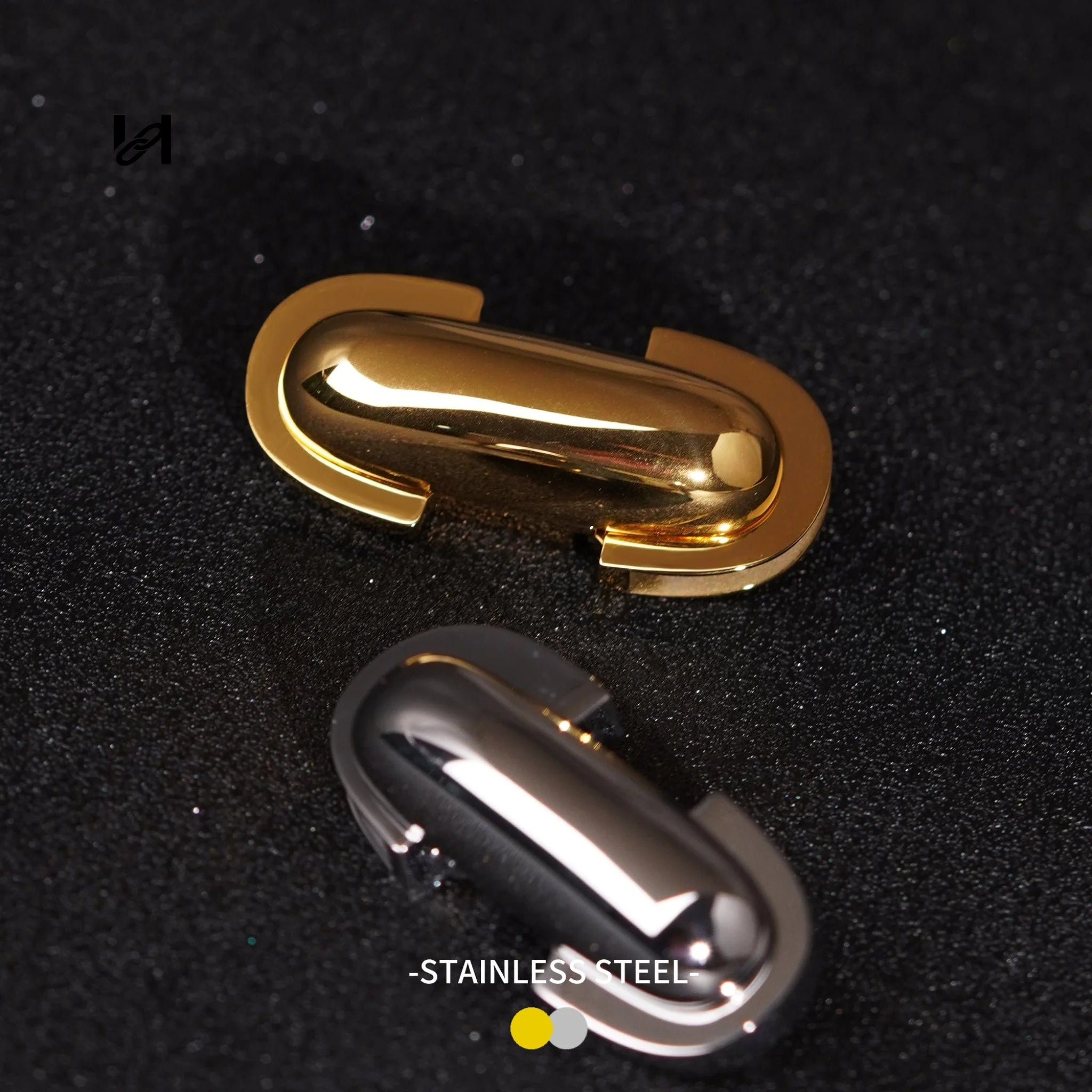 Vintage-Style Stainless Steel Twist Locks - hardware