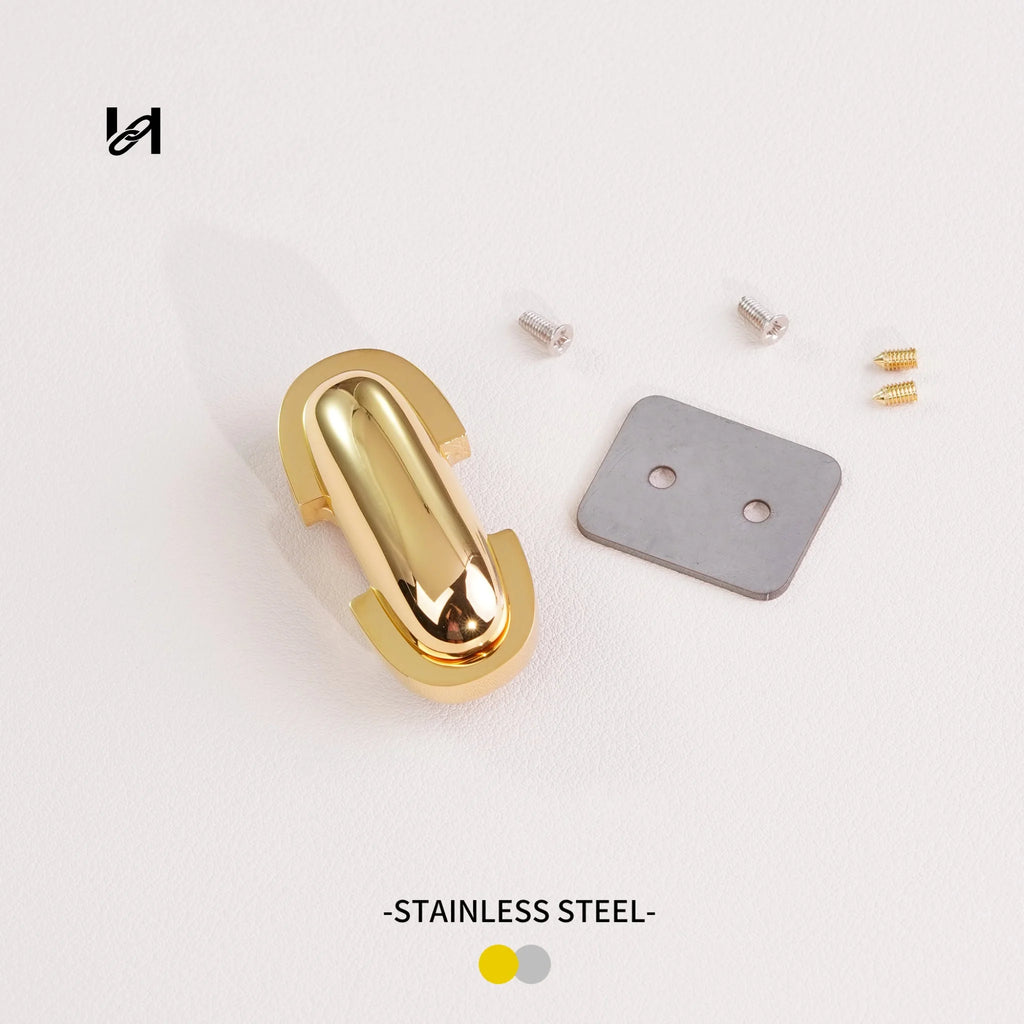 Vintage-Style Stainless Steel Twist Locks - hardware