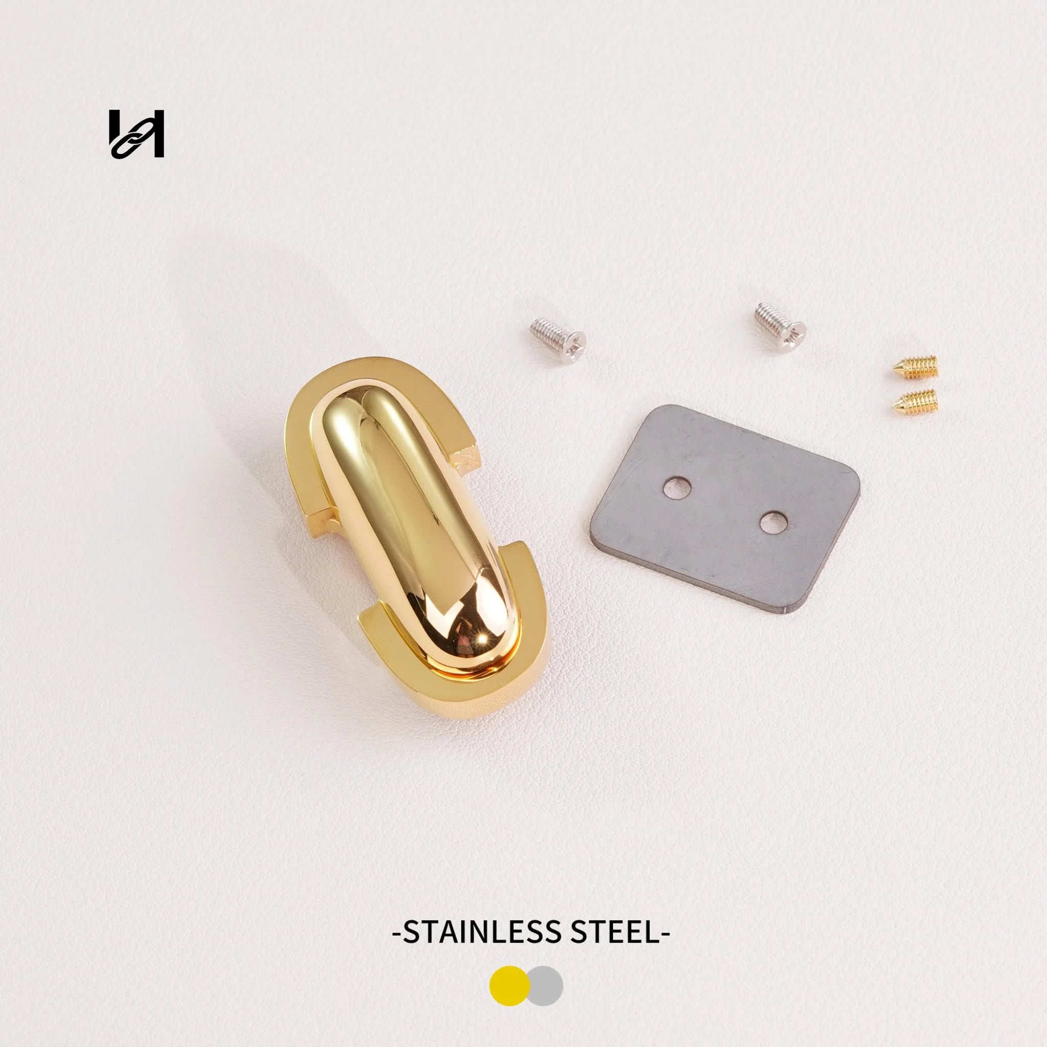 Vintage-Style Stainless Steel Twist Locks - hardware