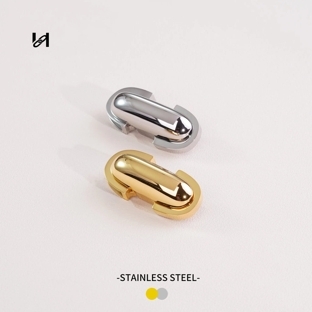 Vintage-Style Stainless Steel Twist Locks - hardware
