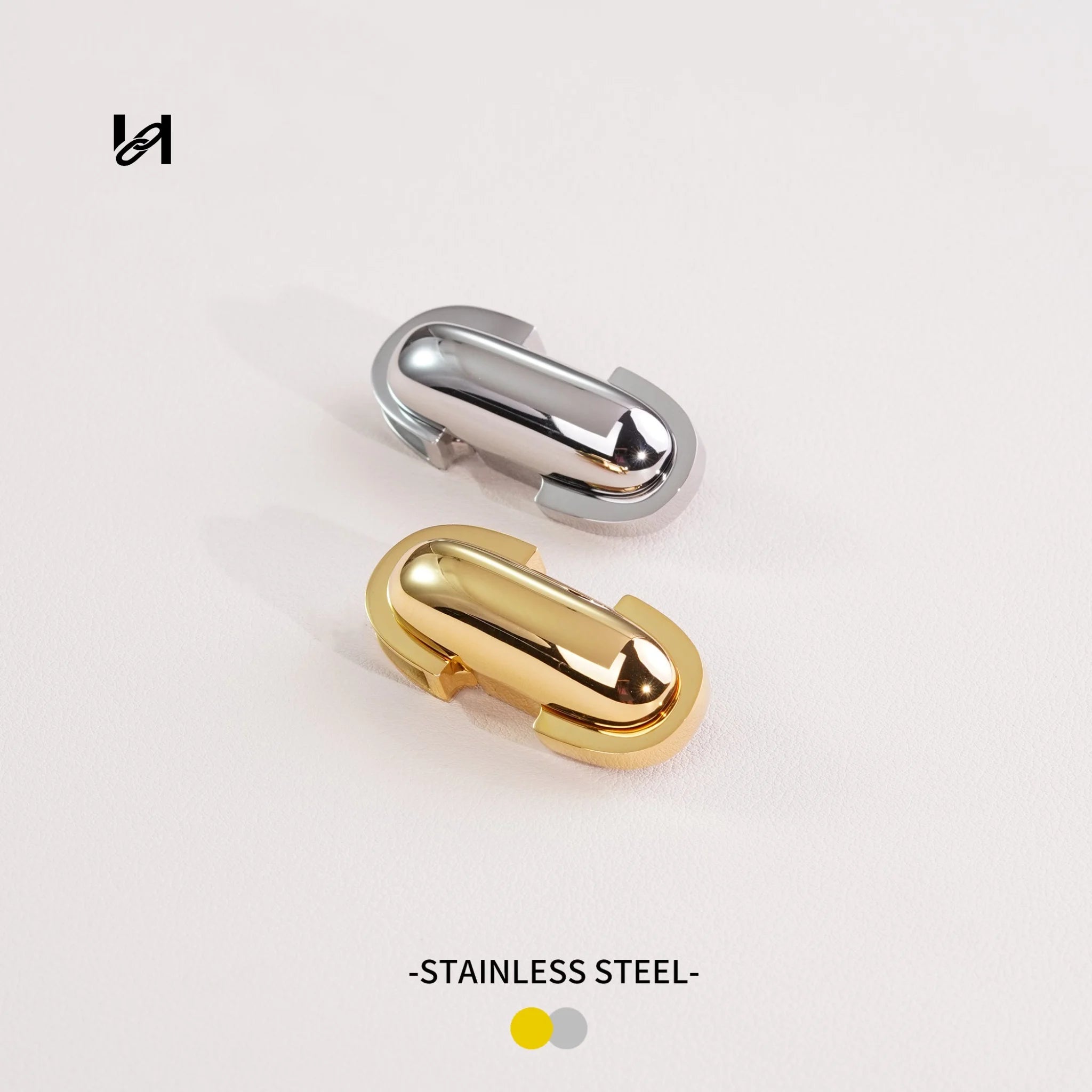 Vintage-Style Stainless Steel Twist Locks - hardware