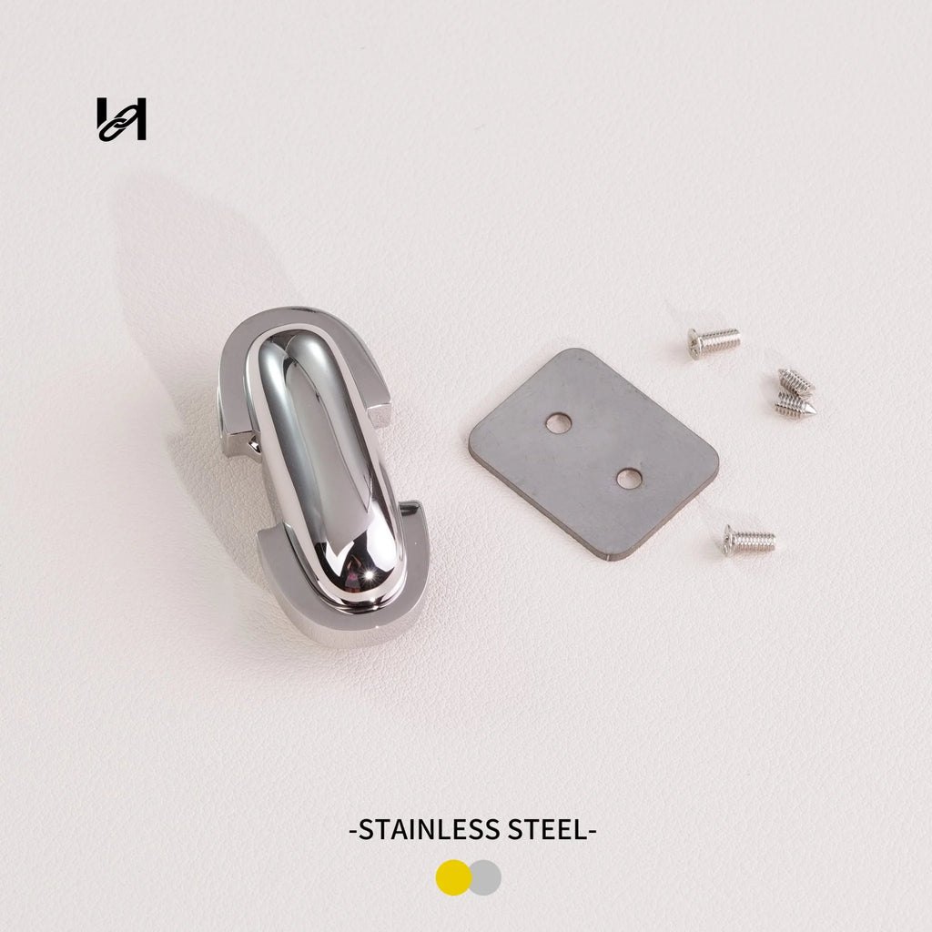 Vintage-Style Stainless Steel Twist Locks - hardware