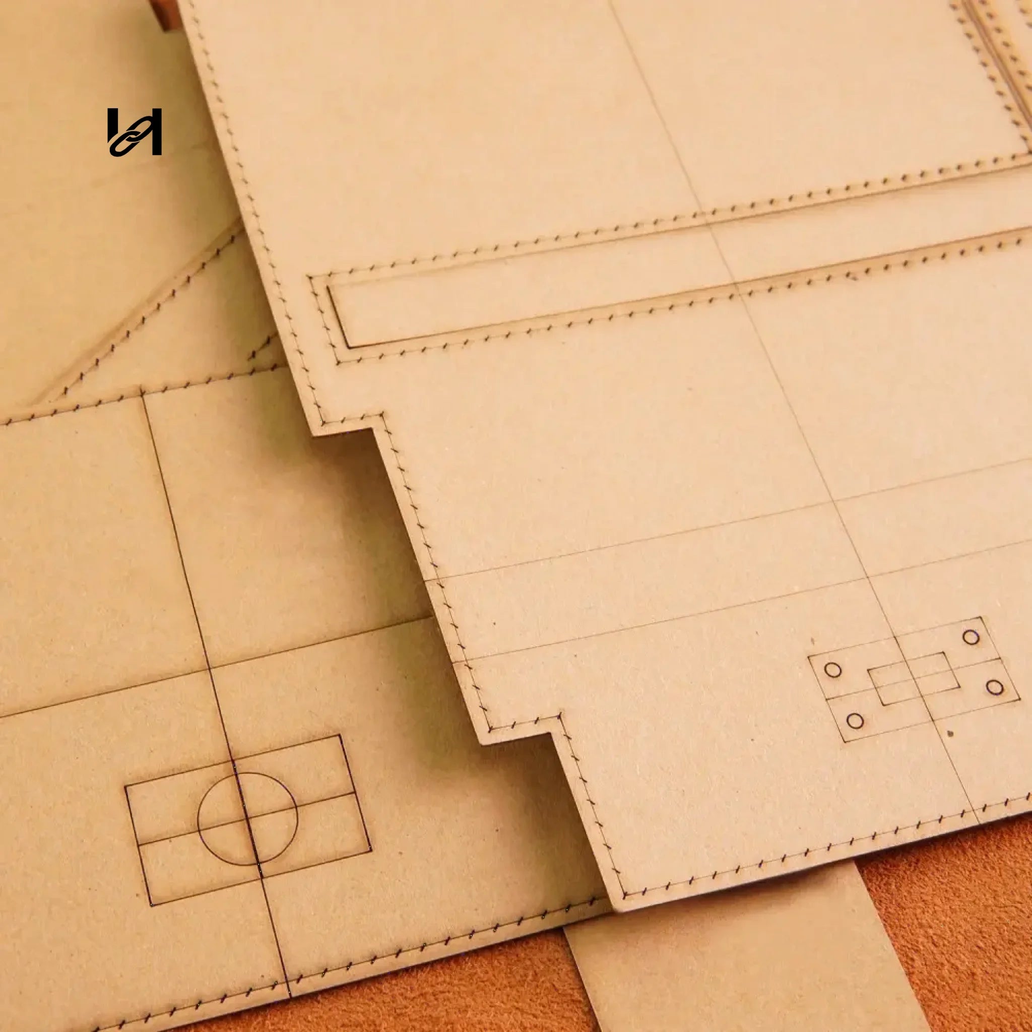 Wallet Purse bag kits and Pattern - Pre-cut Pattern - hardware