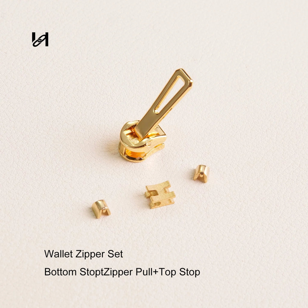Wallet Zipper Set - hardware