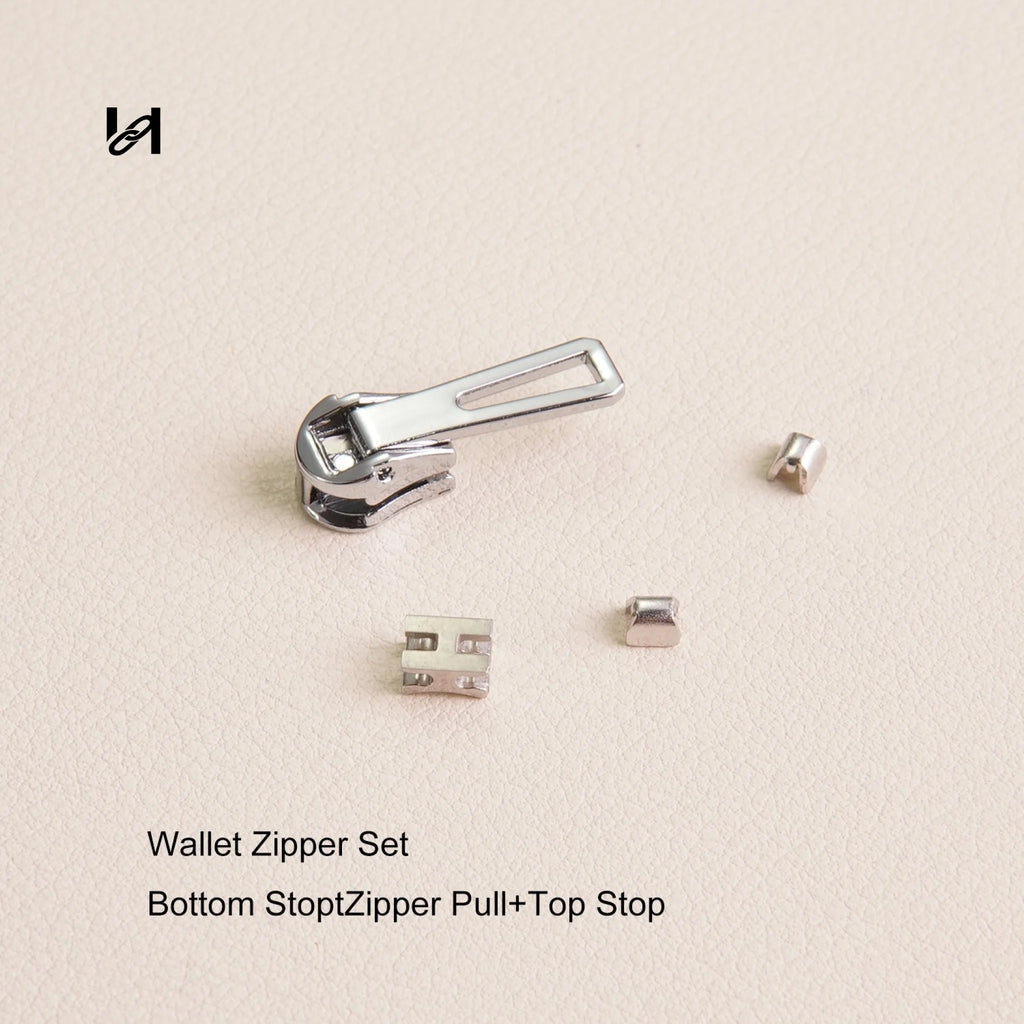 Wallet Zipper Set - hardware