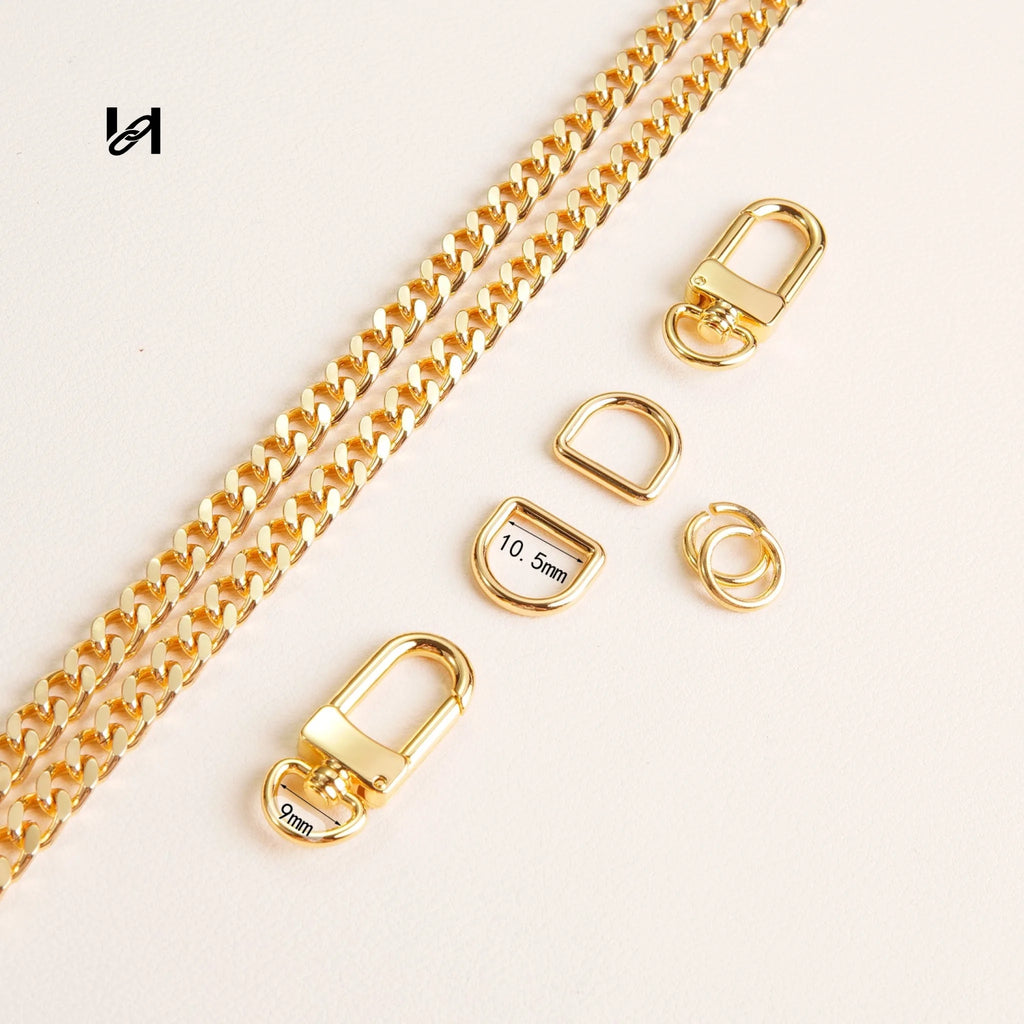 Y 6mm Chain for Bag - Chain Set / Gold - hardware