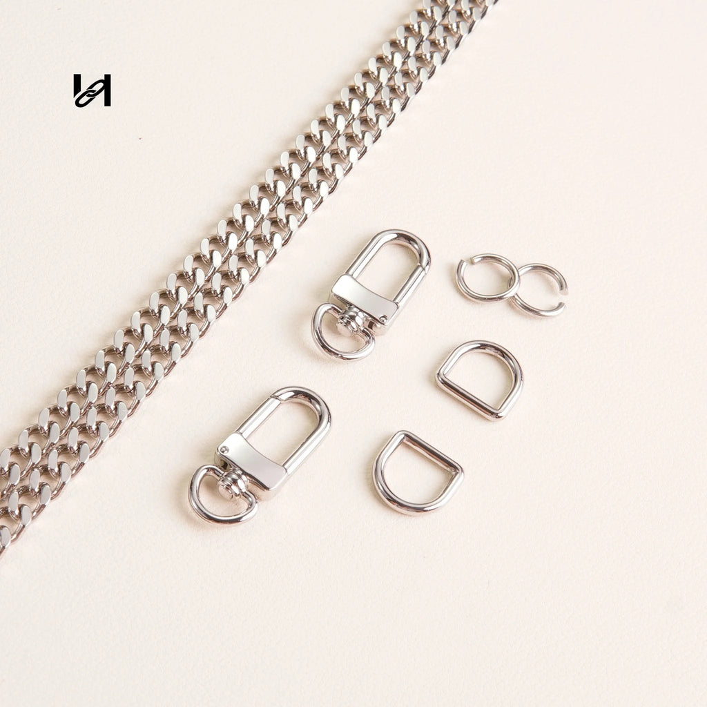Y 6mm Chain for Bag - Chain Set / Silver - hardware