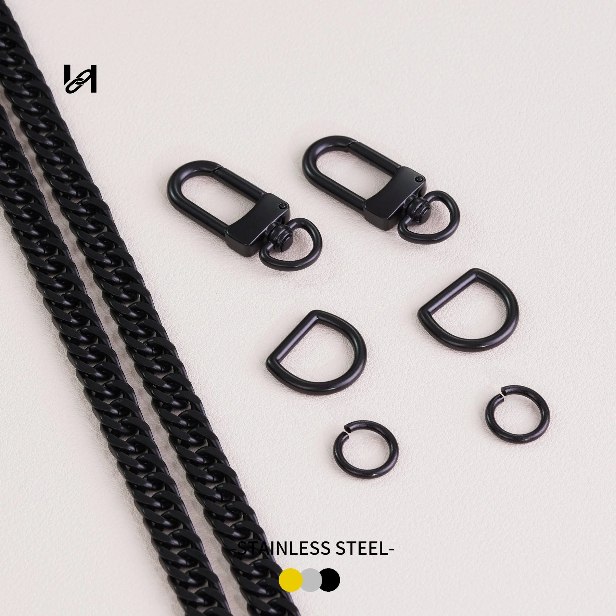 Y8mm Chain - Chain Set / Black - hardware