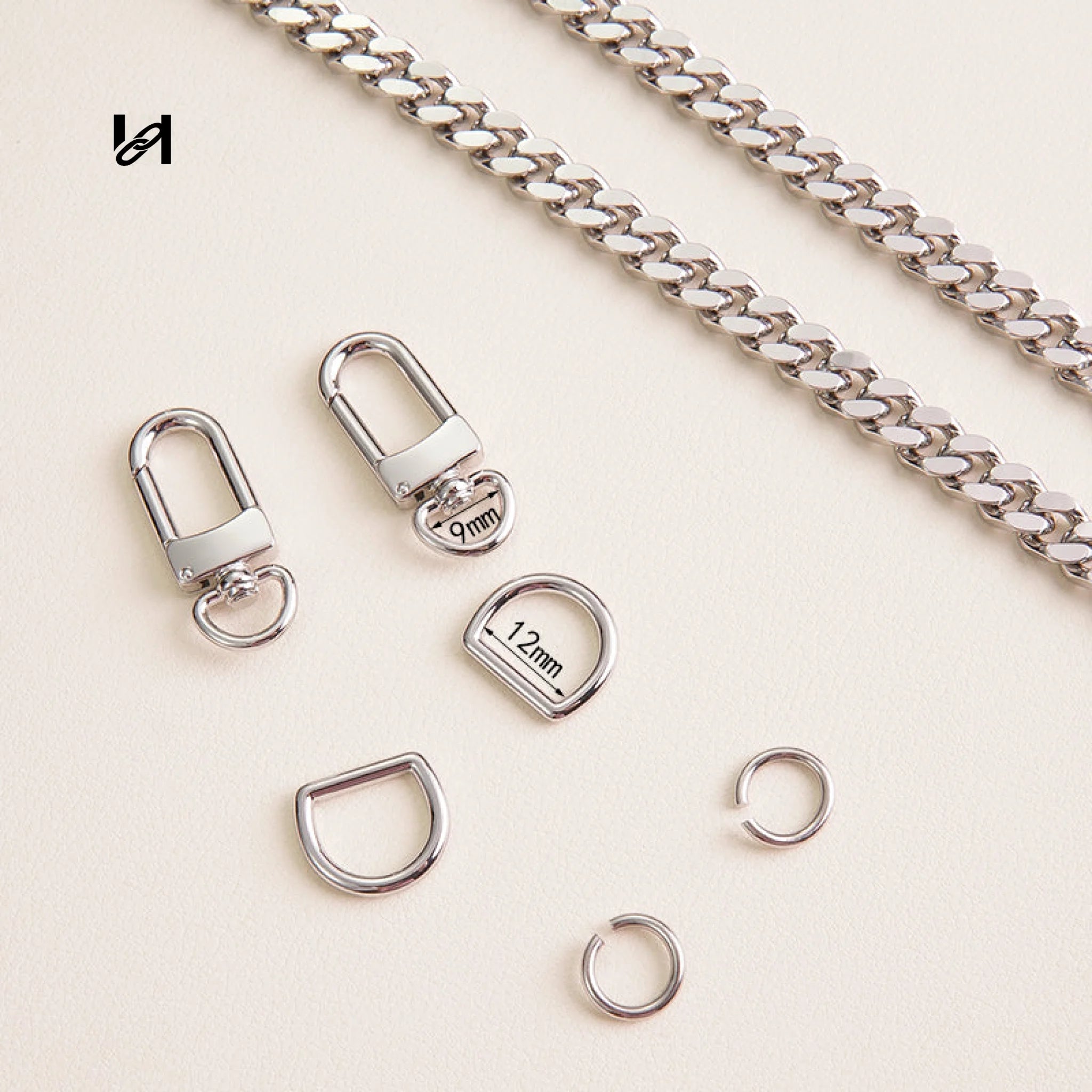 Y8mm Chain - Chain Set / Silver - hardware