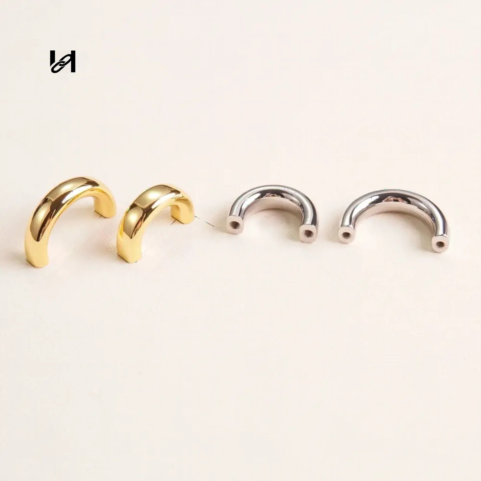 Zinc Alloy Arc Handle Holder - hardware