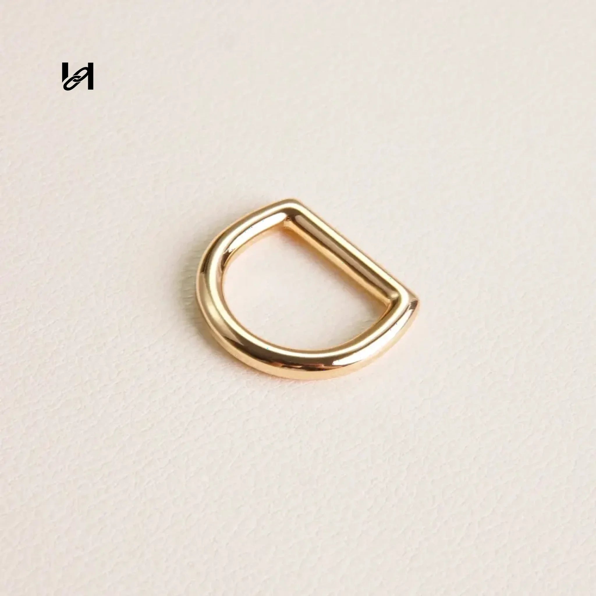 Zinc Alloy D-Buckle - 10.5mm-1pcs / gold
