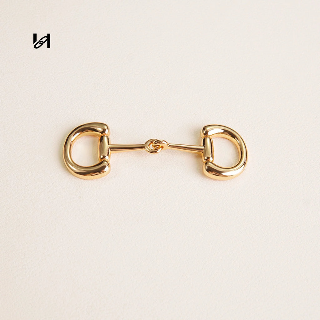 Zinc Alloy Horsebit Lock Closures for Bags - hardware
