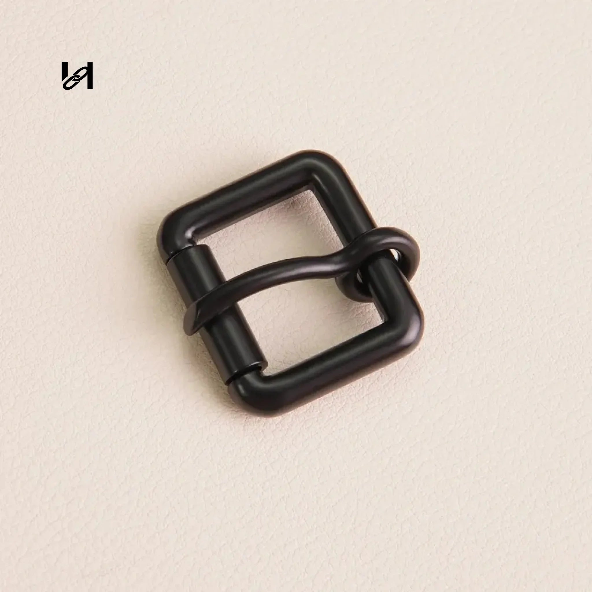 Zinc Alloy Roller Buckle - 10m / black