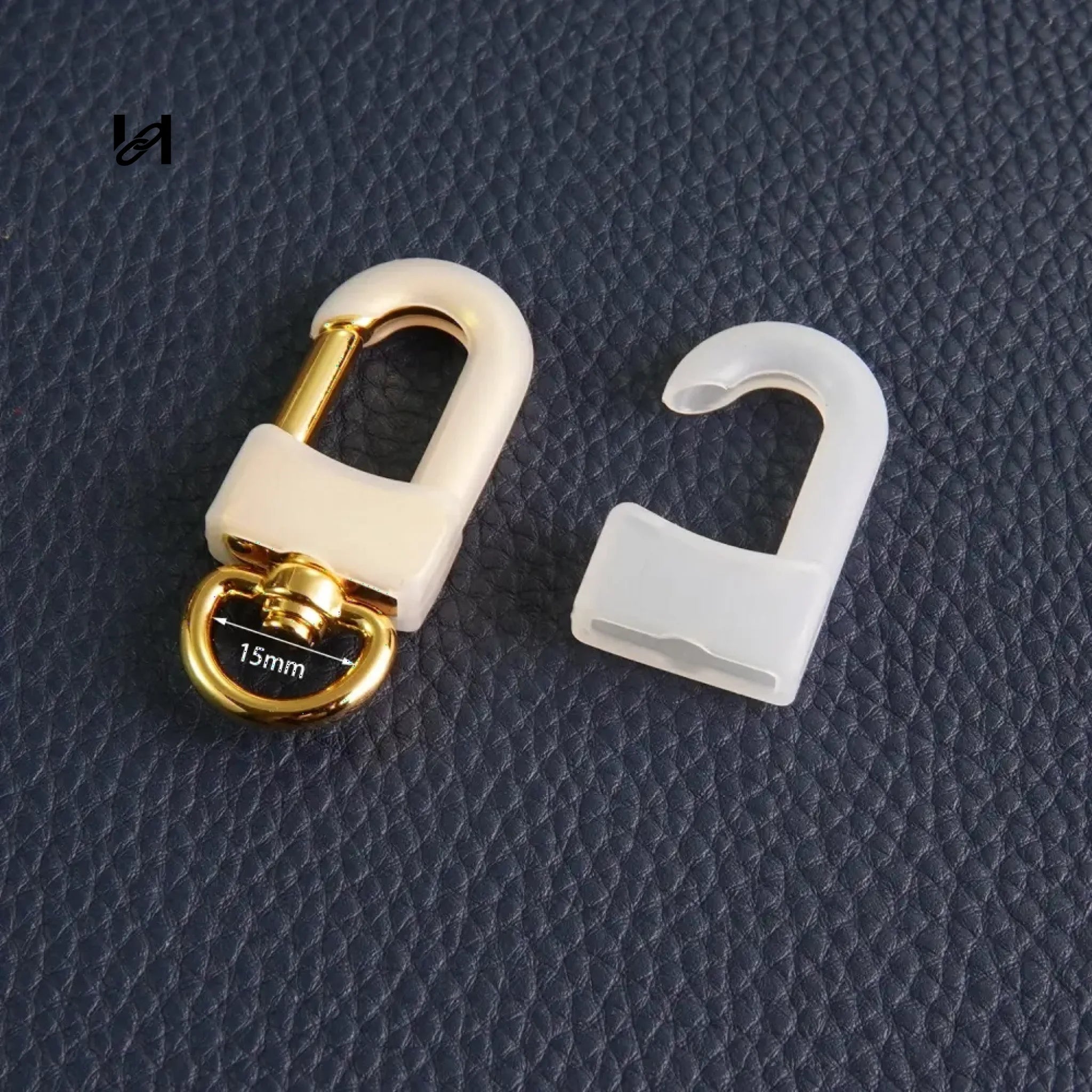 Zinc Alloy Swivel Bolt Snap - 15mm (round)-1pcs / Protective case - hardware