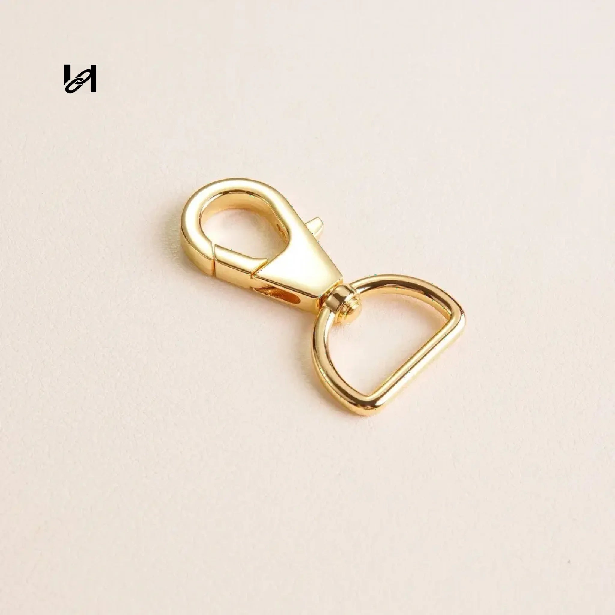 Zinc alloy swivel bolt snap for bag - 16.5mm / Gold - hardware