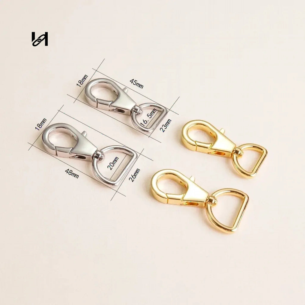 Zinc alloy swivel bolt snap for bag - hardware