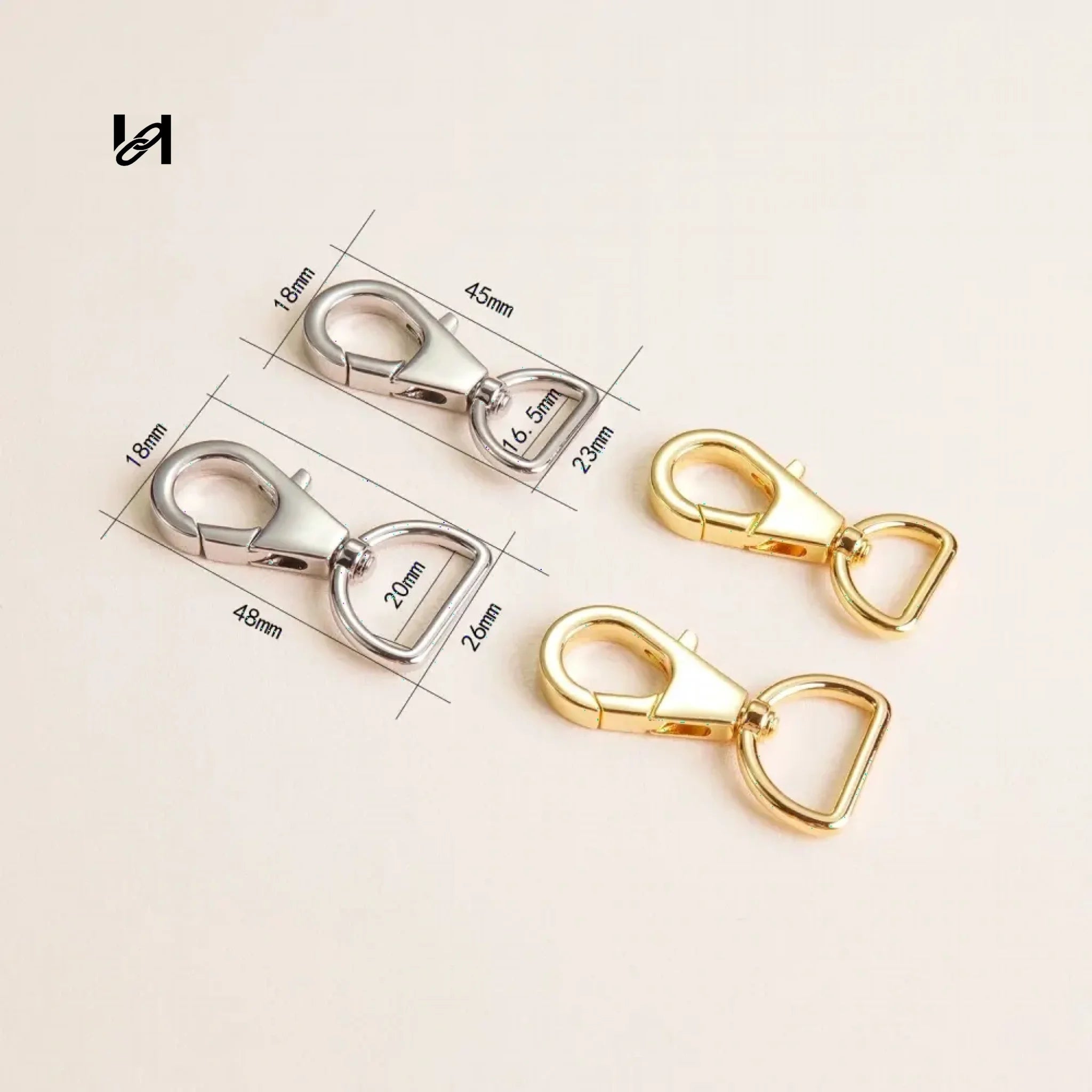 Zinc alloy swivel bolt snap for bag - hardware