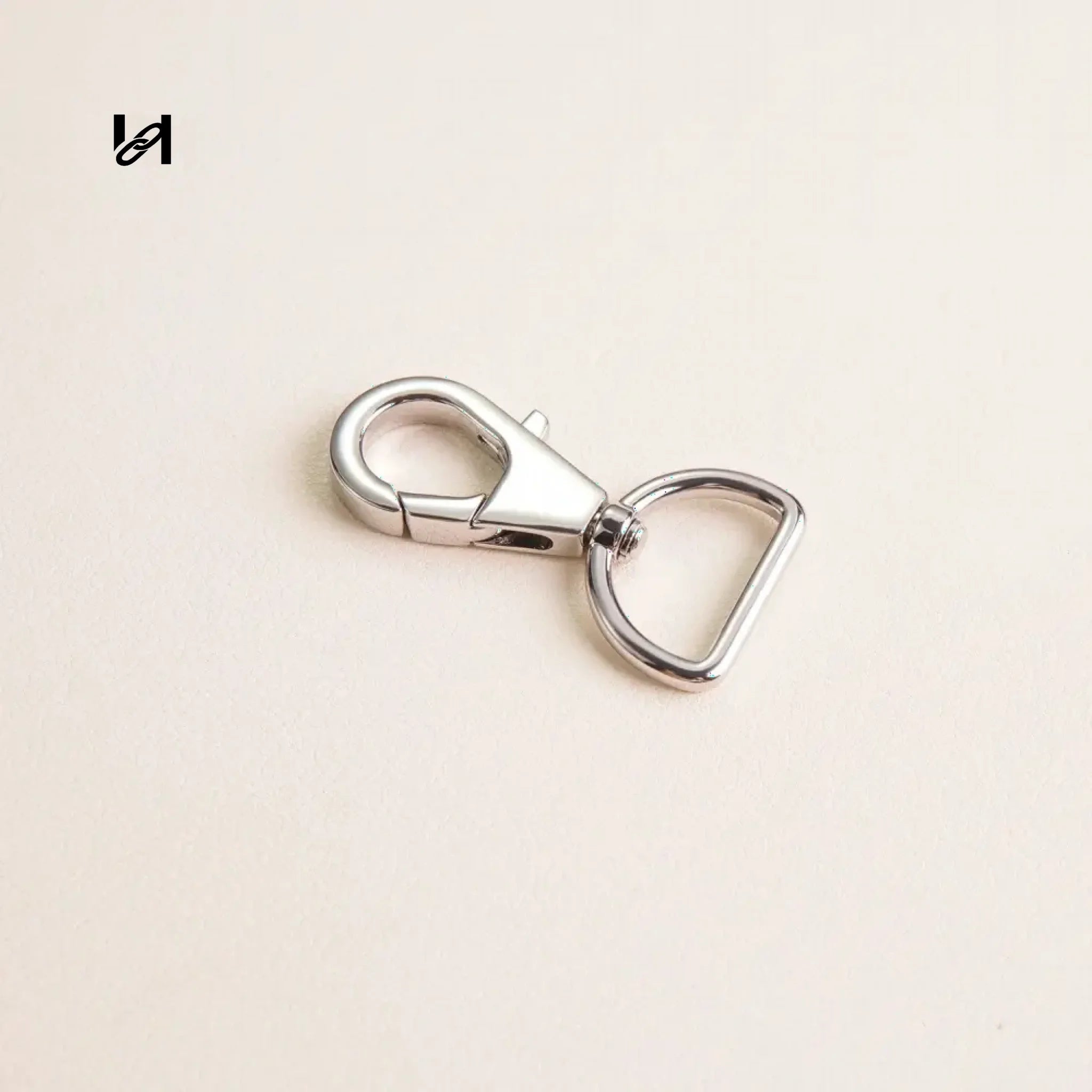 Zinc alloy swivel bolt snap for bag - 16.5mm / Silver - hardware