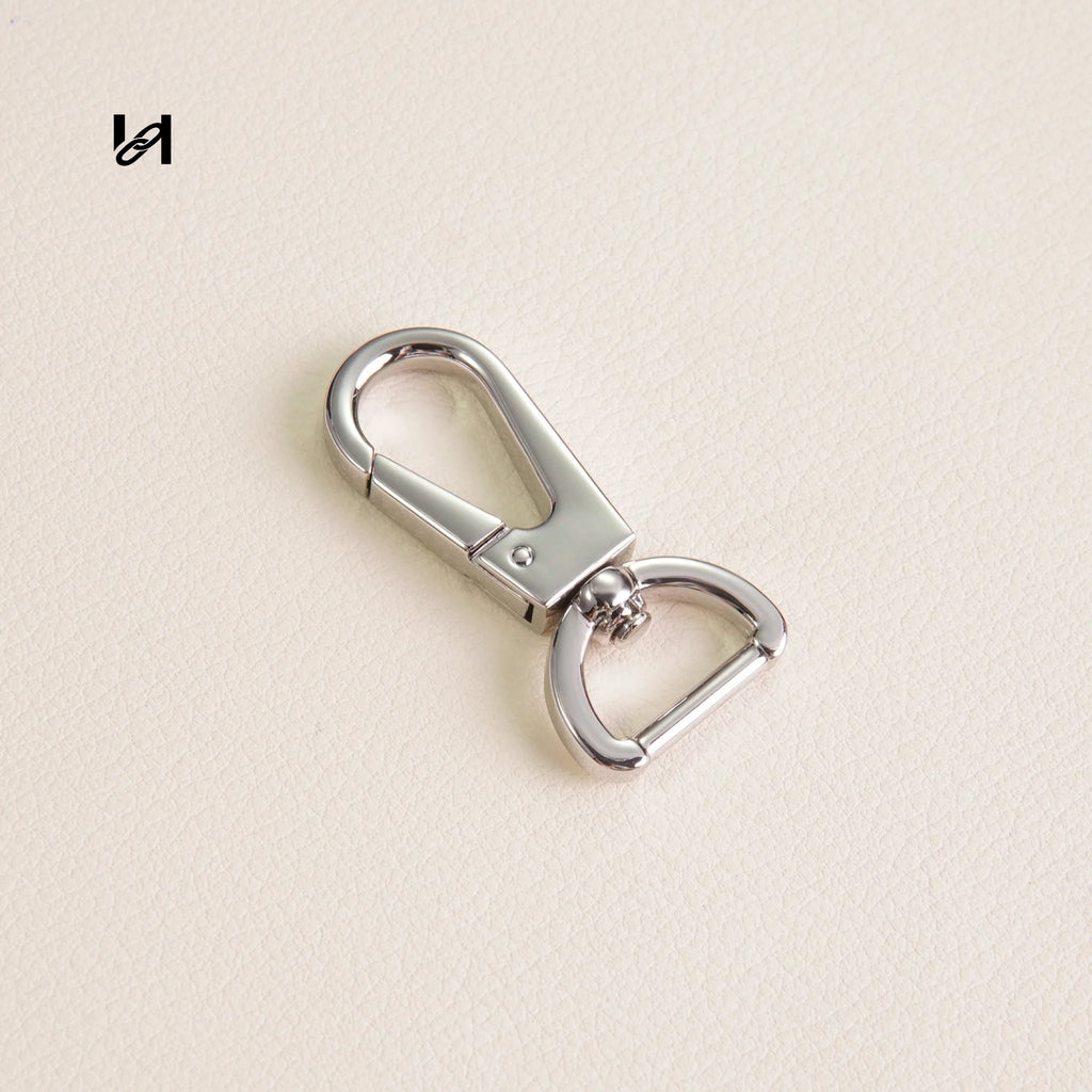 Zinc Alloy Swivel Hooks for Shoulder Straps - 10mm-1pcs / Silver - hardware