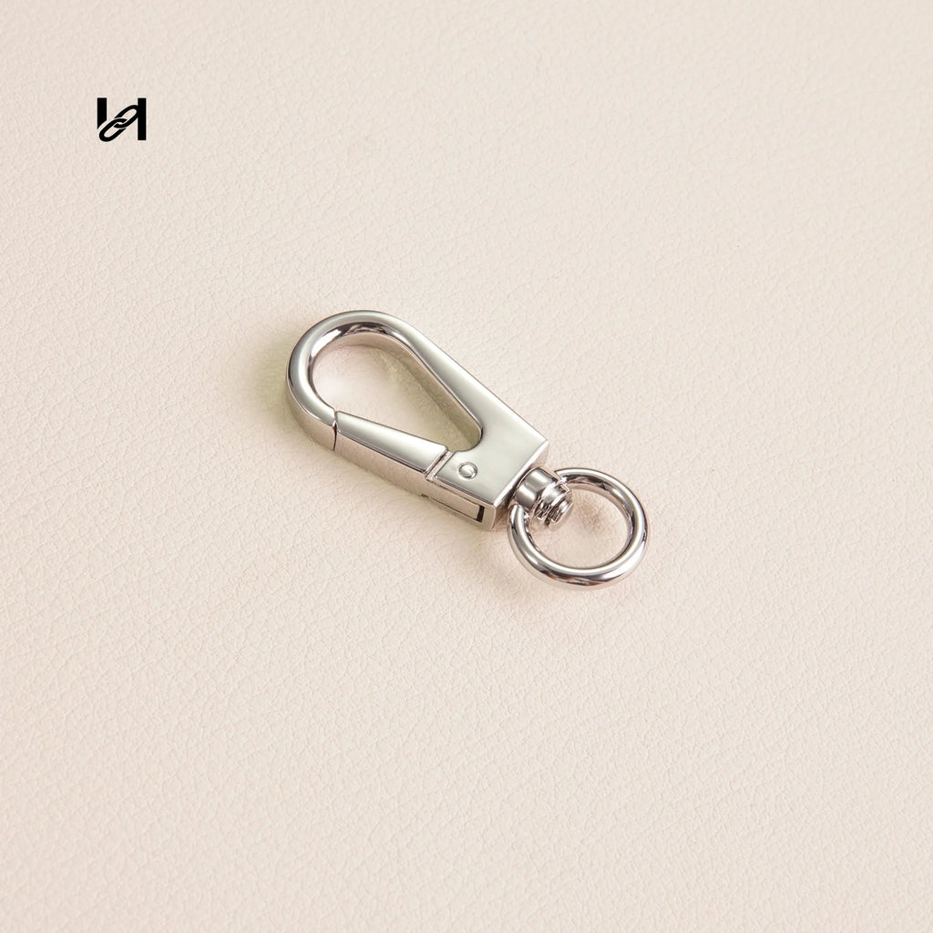 Zinc Alloy Swivel Hooks for Shoulder Straps - 9mm-1pcs / Silver - hardware