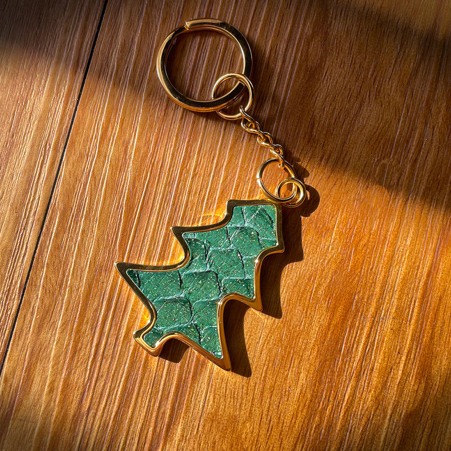 Christmas tree key ring